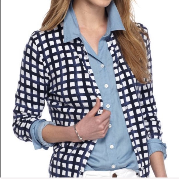 crown & ivy Sweaters - Crown & Ivy NWT Blue and White Sweater